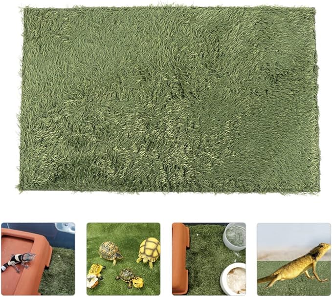 Alipis Reptile Mat Washable Crawl Pets Carpet and Absorbent Terrarium Liner for Bearded Dragons Snakes Turtles and Amphibians