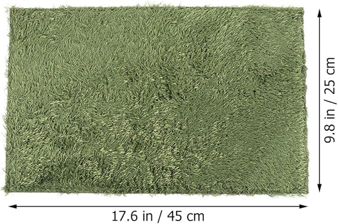 POPETPOP 2pcs Turtle Snake Gecko Terrarium Carpet Reptile Mat for Iguana Chameleon Rabbit Washable Odorless Soft Absorbent Terrarium Liner