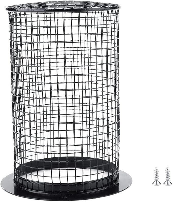 Amphibians Anti Scald Protector Lamp Covers for Heating Light Reptile Heater Guard Heating Bulb Lamp Enclosure Cage Metal Protector