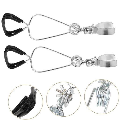 BESPORTBLE 2pcs Adjustable Clamp Lamp Holder for Reptile Heat Lamps Easy Installation Fixture for Tortoise Lighting Enhances Growth and Visibility