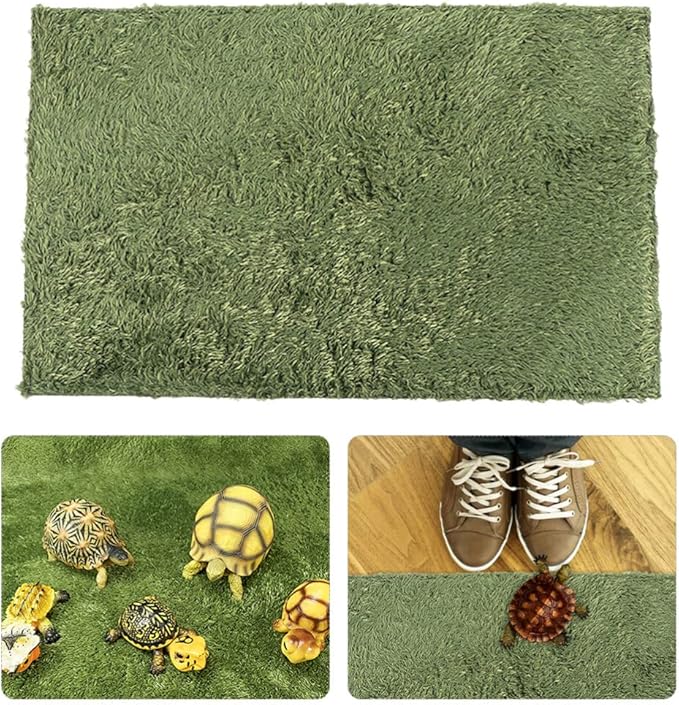 Alipis Reptile Mat Washable Crawl Pets Carpet and Absorbent Terrarium Liner for Bearded Dragons Snakes Turtles and Amphibians