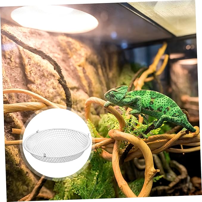Reptile Heat Lamp Cover Scald Lampshade for Reptile Box Design Easy Installation for Your Pets
