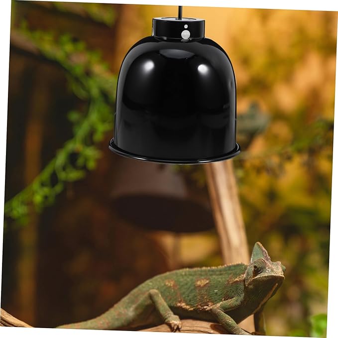 BESPORTBLE Reptile Heat Lamp Fixture Dome Light Cover for Lizard Turtle Tanks Durable Efficient Heating Design for Optimal Temperature Control