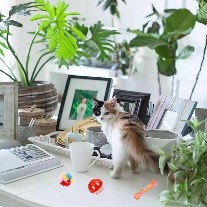 46 PCS Cat Toys for Indoor Cats, Kitten Toys with Mint Catnip for Kittens - Image 8