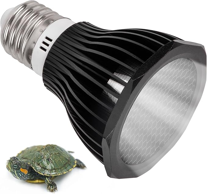 UVB Reptile Light Bulb 5.0, 5W LED High Intensity UV Replacement Lamp Bulbs for Tropical Reptiles Bearded Dragon Hermit Crab Turtle Leopard Gecko Tank Chameleons Iguanas Snake - 1 Pack