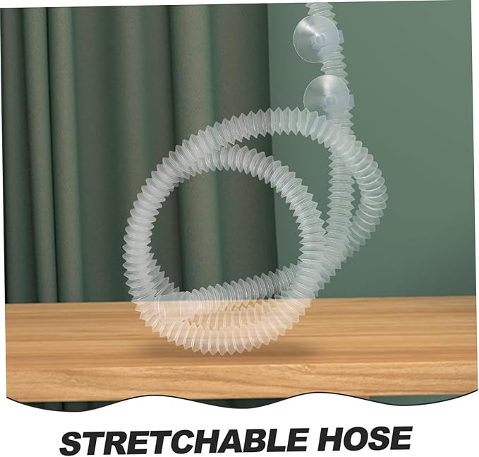 1set Reptile Humidifier Parts Flexible Extension with Cups for Mister Systems Versatile Hose for Reptiles and Amphibians Easy to Clean and for Terrariums