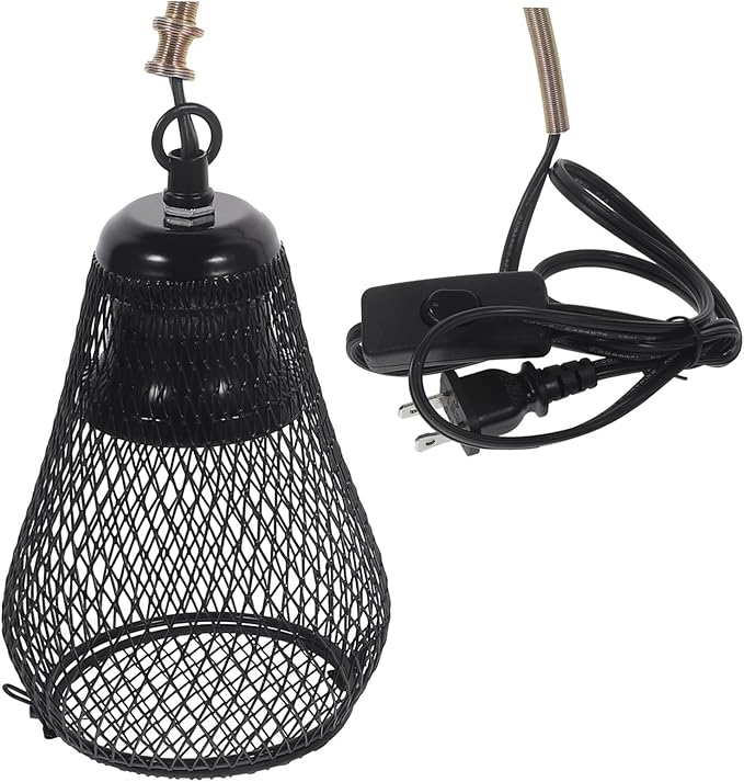 Abaodam Reptile Hide Scald Cover Lamp Bulb Lampshade Material Easy to Use Protect Your Pet