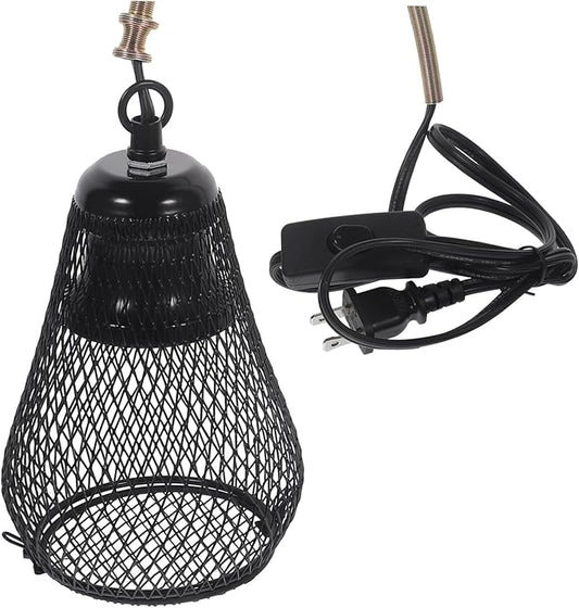 Abaodam Reptile Hide Scald Cover Lamp Bulb Lampshade Material Easy to Use Protect Your Pet