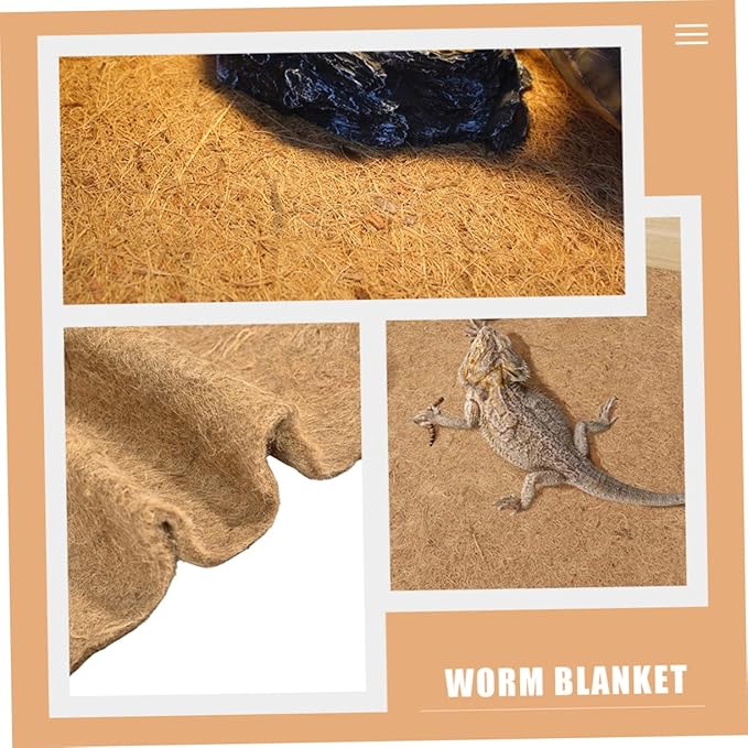 WOONEKY Bedding Carpet Liner for Reptiles Snakes Turtles and Lizards Washable and Reusable Substrate Cushion for Terrarium Environments