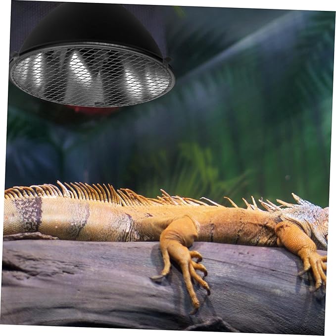 Heat Lamp Guard for Reptile Enclosure BBQ Heat Lamp Mesh Cover for Pet Safety