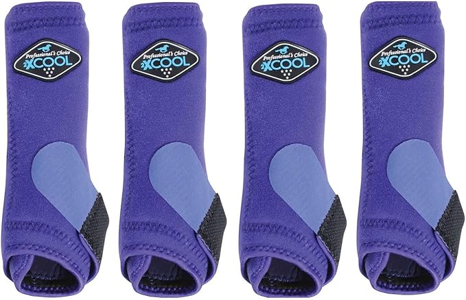 Professional's Choice 2XCOOL Sports Medicine Horse Boots | Protective & Breathable Design for Ultimate Comfort & Durability in Active Horses | Value 4 Pack