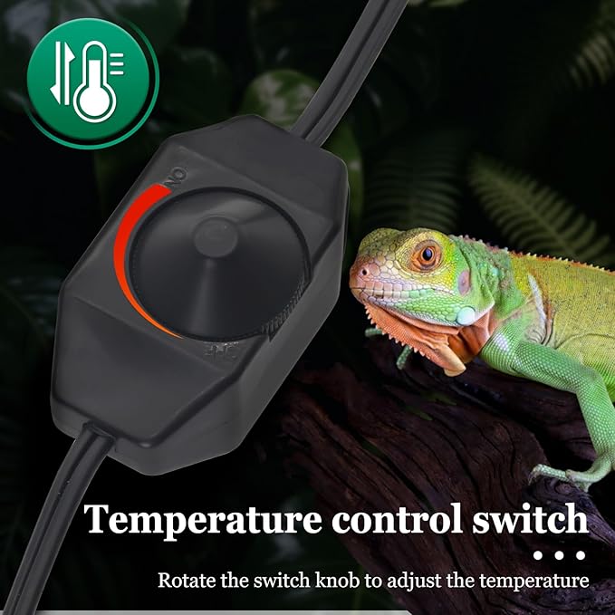Reptile Heating Mat for Amphibians Tortoises Gecko Snake,Under Tank Heater (14W)