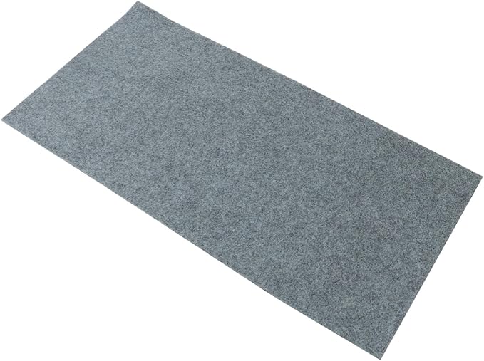 Bearded Dragon Reptile Carpet Liner Soft Moisture Retentive Substrate for Terrarium Grey Mat for Snakes Lizards Turtles Breathable Comfortable Habitat