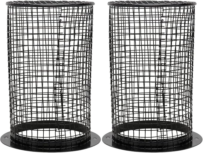 balacoo 2pcs Reptile Lampshade for Heating Lizard Light Scald Cover Climbing Box Lamp Cover