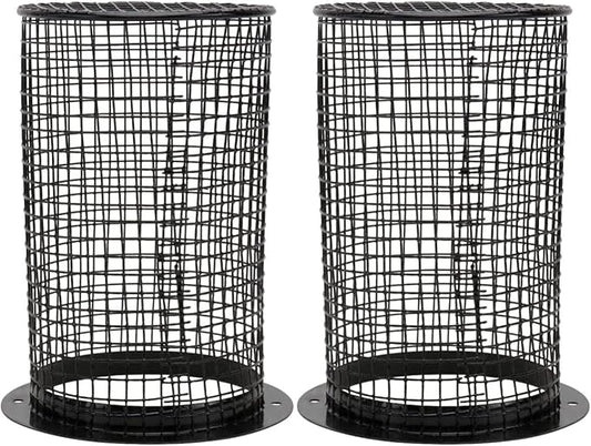 balacoo 2pcs Reptile Lampshade for Heating Lizard Light Scald Cover Climbing Box Lamp Cover
