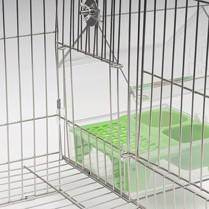 Bird Feeder, Bath Bowl House, Hanging Bird Bath Cage Accessories for Lovebird Finches