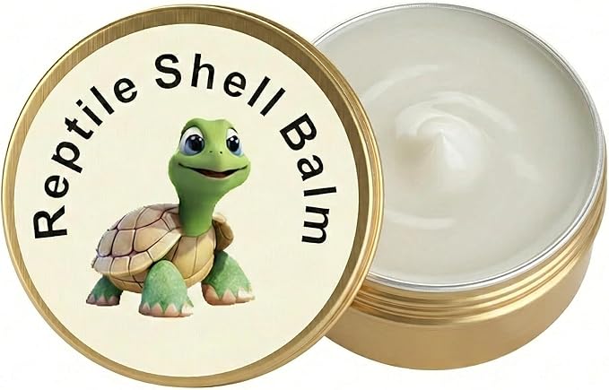 2.7 Oz Tortoise Shell Balm Ointment for Sulcata, Russian & Hermann ?€? Shell Conditioner Cream for Dry, Dull Scutes ?€? Reptile Wax Treatment for Turtle Lotion