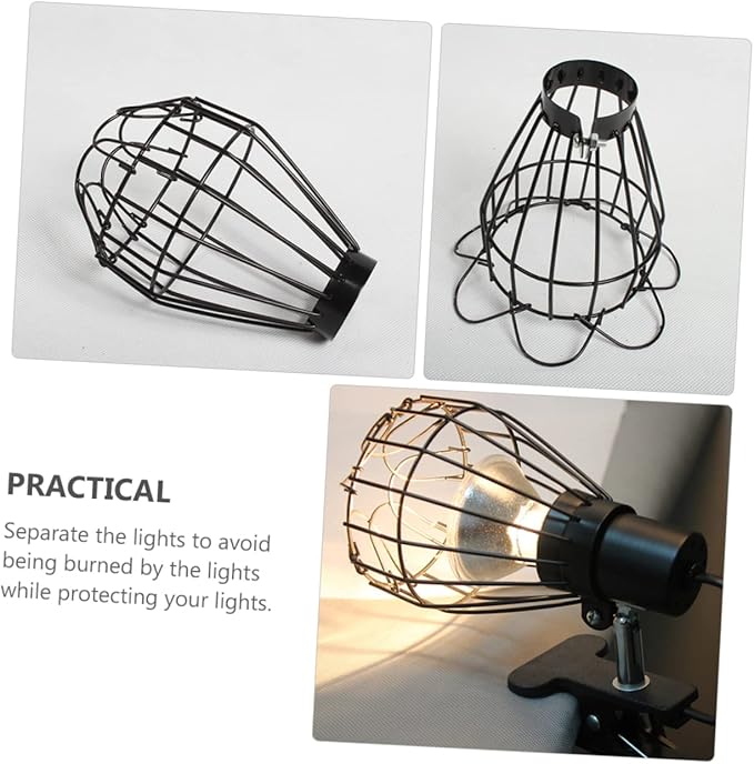 FRCOLOR 3pcs Crawler Box Heating Lamp Scald Shade Insulation Mesh for Reptile Tanks Easy to Install Art Design