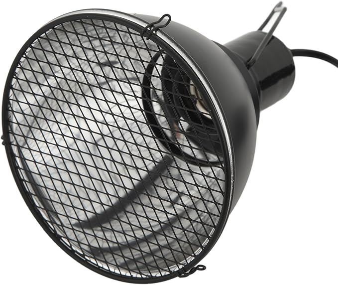 Reptile Light Fixture Simulation Lighting E27 Socket Reptile Lamp Fixture for UVA UVB Bulb Basking Heat Bulb (US Plug 120V)