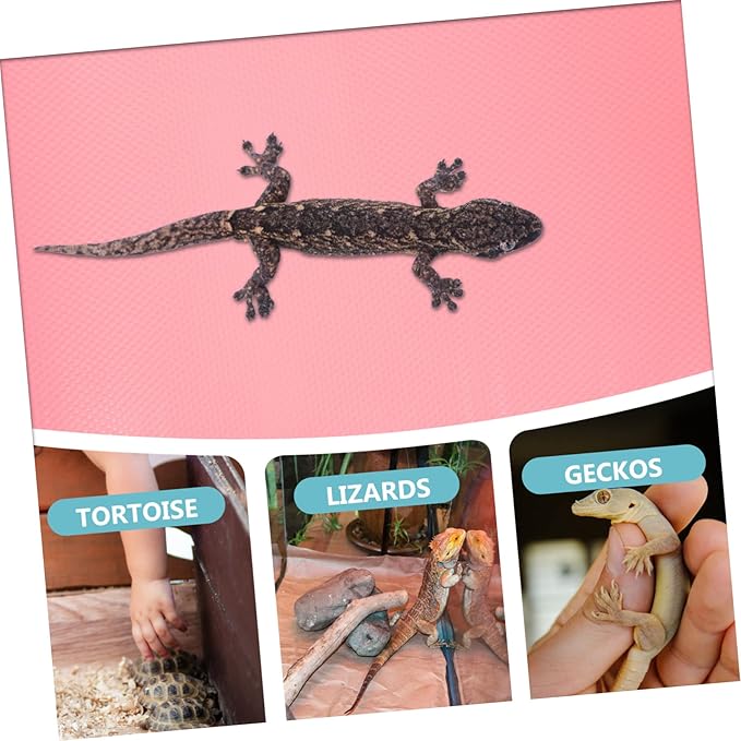 YARNOW 200m Reptile Carpet for Bearded Dragon Gecko Snake Turtle Easy Clean Non-Slip Mat for Terrarium Decor
