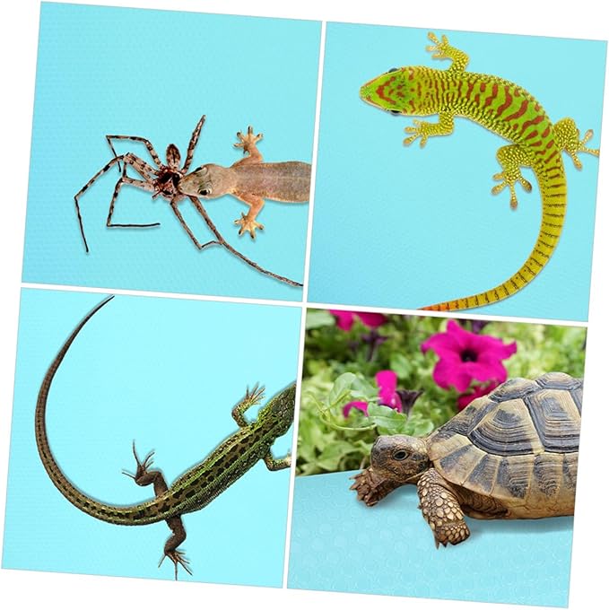 Mipcase Reptile Carpet Substrate Mat for Terrarium Bedding Reptile Habitat Pad for Tortoises Lizards Snakes and Geckos Safe Comfortable and Easy to Clean