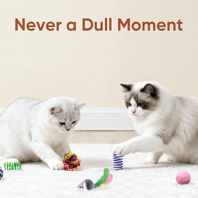 Cat Toys for Indoor Cats, 35 Packs Interactive Cat Toys Set for Kitten - Image 3