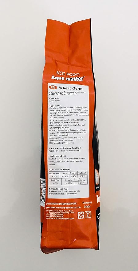 Wheat Germ Fish Food, 11-Pound/Bag, Large- Aqua Master