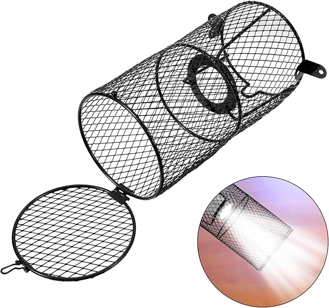 Protection Net, Iron Cage for Reptiles, Black Mesh Habitat
