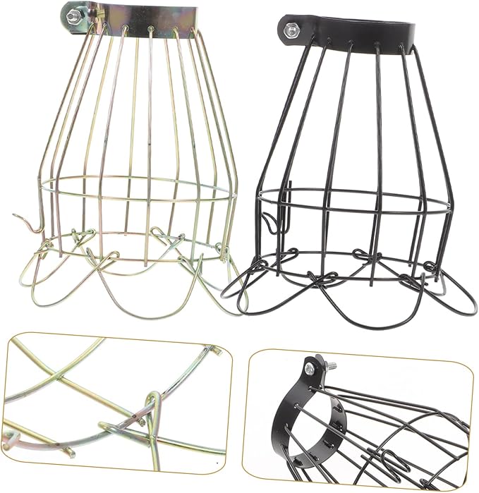 Totority Reptile Heat Lamp Cover Scalding Mesh Shade for Reptile Tanks Design Compatible Basking Lamps for Turtles Hamsters and More