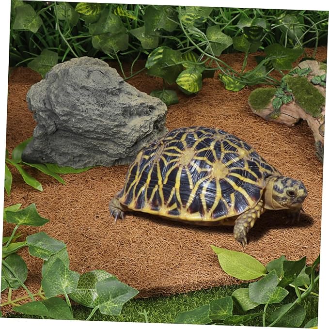 Coconut Fiber Reptile Carpet Mat Terrarium Bedding Substrate Liner for Bearded Dragon Tortoise Lizard Cage Soft Natural Coir Pad Reptile Habitat