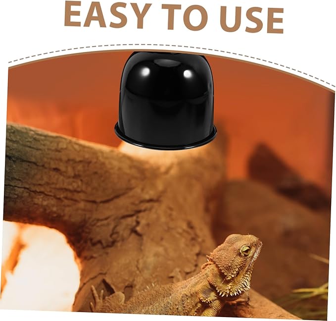 YARNOW Reptile Heat Lamp Guard Heat Dome Cover for Lizard Turtle Tanks Efficient Heating Safety Shield for Reptile Terrariums