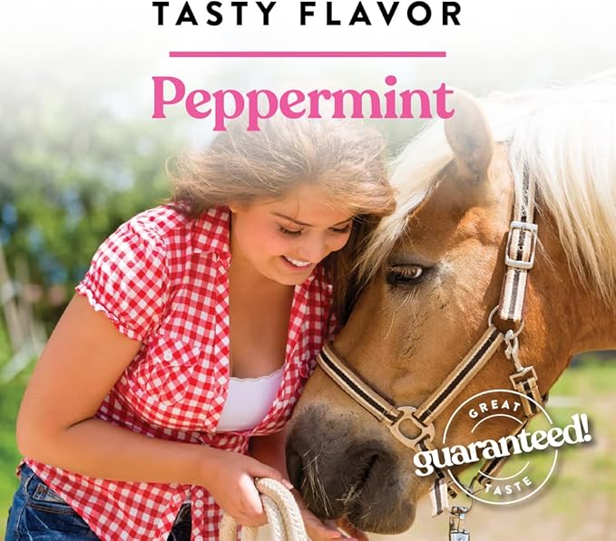 Manna Pro Bite-Size Nuggets for Horses - Pocket Sized Training Horse Treats - Peppermint Flavored Treats - Packs with Vitamins & Minerals- Great Taste Guaranteed - 4lbs (Pack of 2)