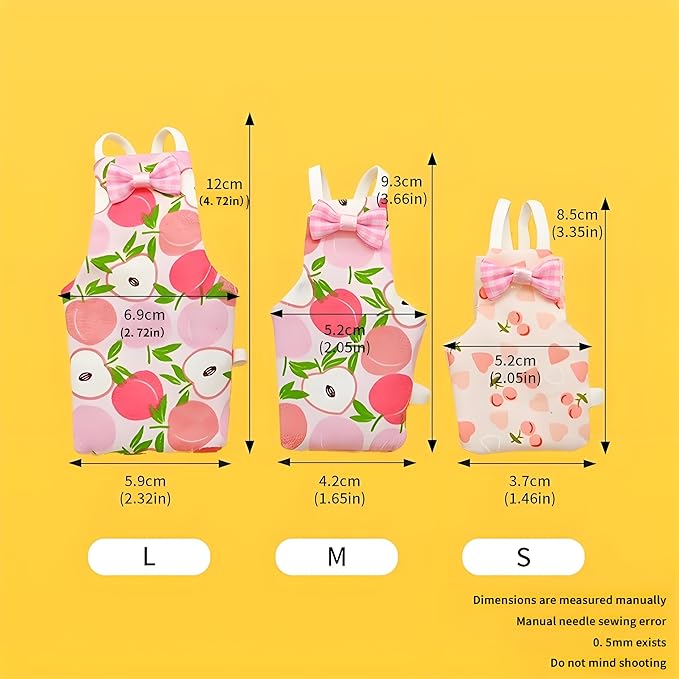 6PCS Washable Bird Diapers with Waterproof Lining & Adjustable Straps - Reusable Soft Parrot Diapers for Parakeets, Budgies, Mini Macaws (Colorful, L, Count, 6)