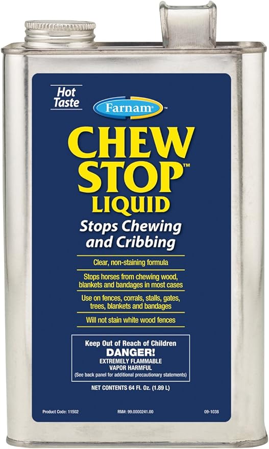 272582 Chew Stop Liquid Chewing Deterrent for Horses, 64 oz