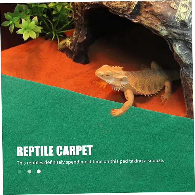 balacoo Reptile Pad Warm Pet Sleeping Cushion for Tortoises Lizards and Spiders and Safe Reptile Mat for Climbing and Resting
