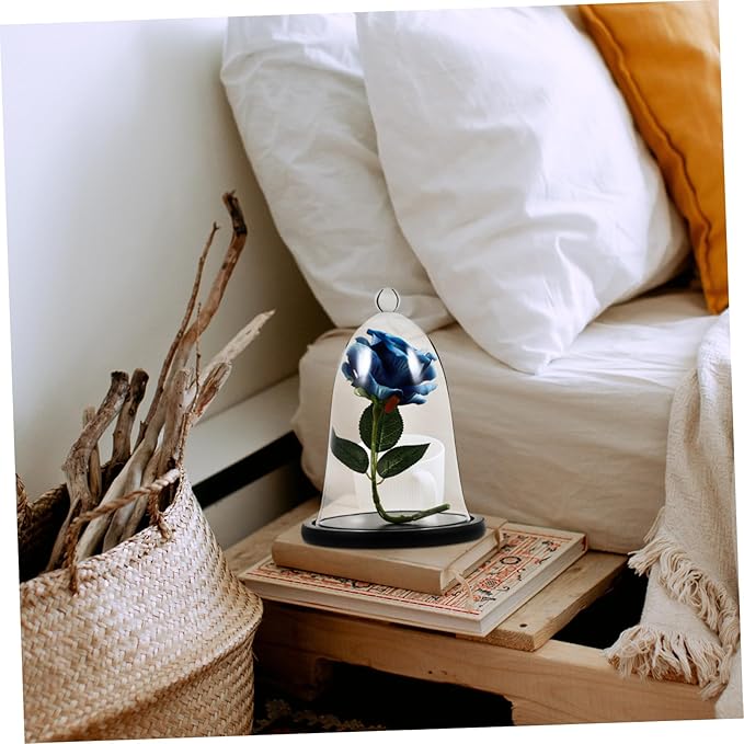 Garneck Realistic Plant Cover Glass Cover Plant Terrarium Jar Add Freshness to Your Home Shop