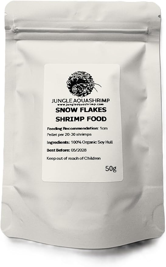 Snow Flakes Shrimp Food 50g Crystal Cherry Shrimp Invert Crays (50g)