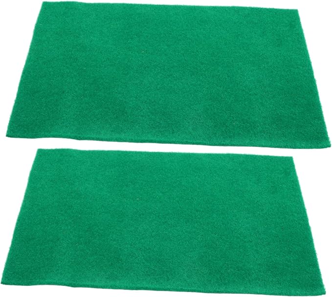 Happyyami 2PCS Reptile Carpet for Snakes and Tortoises Absorbent and Wear-Resistant Bedding Mat for Terrarium for Lizards and Geckos
