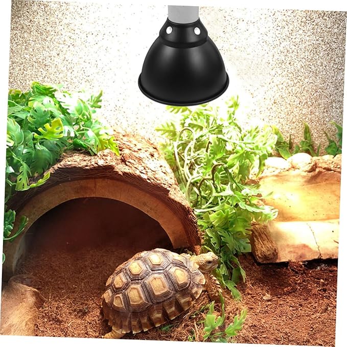 BESPORTBLE Reptile Heat Lamp Fixture with Switch Ceramic Bulb Holder for Bearded Dragons Turtles Snakes and Lizards Optimal Heat Light for Terrarium Health