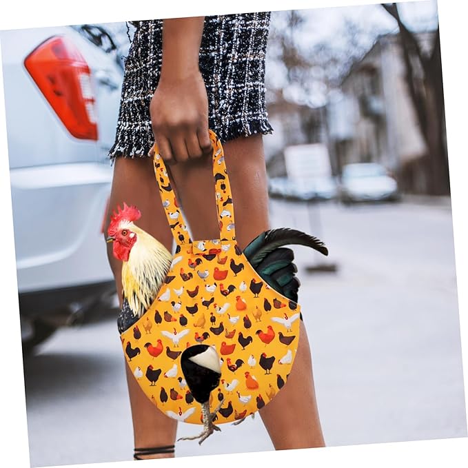 2pcs Pet Chicken Holder Bags Stylish Sling Carrier for Comfortable Travel Convenient Chicken Accessories for Outdoor Use Designed for Hens and