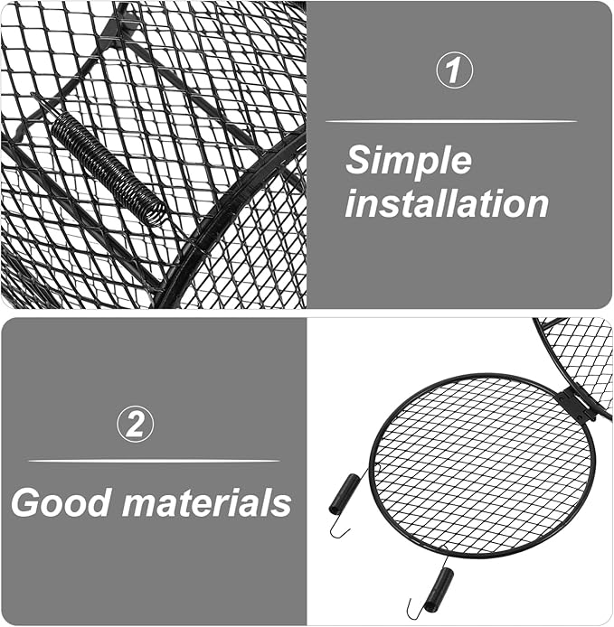 Reptile Heat Lamp Grille Cover for Leopard Gecko Removable Lampshade Ceramic Enclosure Cage Heater Guard Pet Reptile Lampshade
