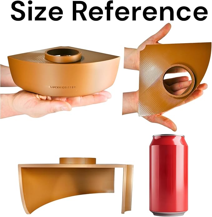 Reptile Corner Underground Cave Viewing Hide | Hognose Snake, Corn Snake & Leopard Gecko Hideout Reptile Habitat Tank Enrichment | Decor Decoration Accessories Supplies Toys Ornaments