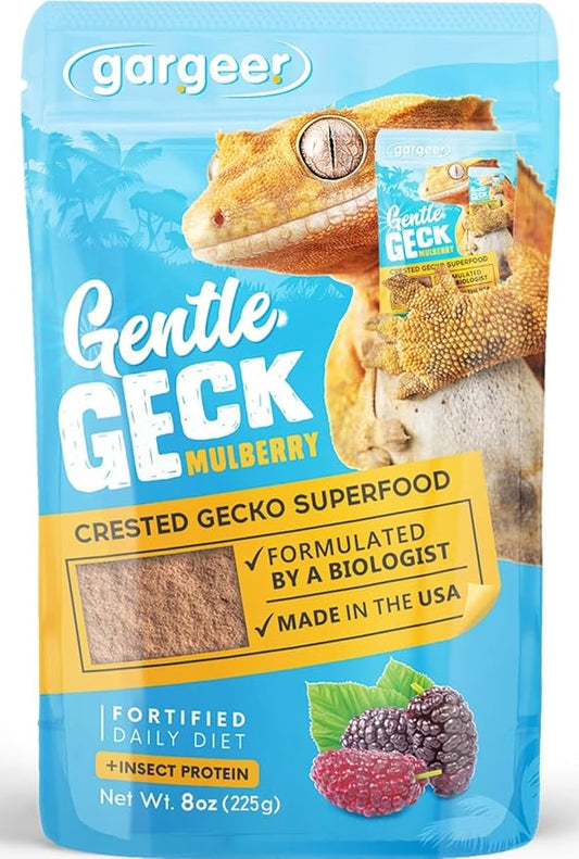 Gargeer 8oz Complete Crested Gecko Food Diet. Premium Ingredients Mix, Ready to Use Freshly Made Powder. Unique Superfood Formula, Developed & Made in The USA. Enjoy!
