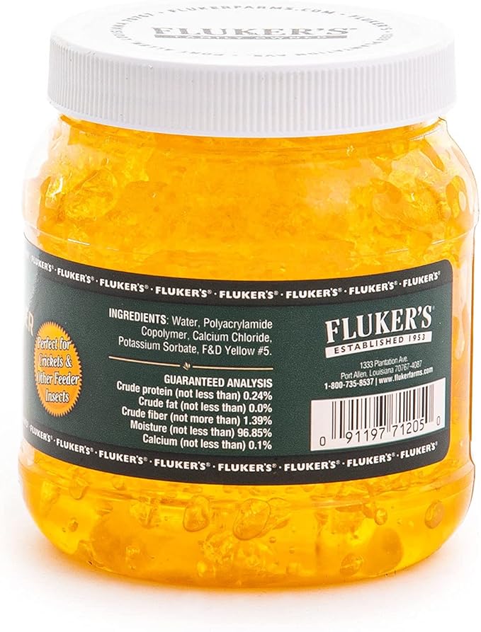 Fluker's Cricket Quencher Calcium Fortified, Easy to Use Gel Formula, 8 oz