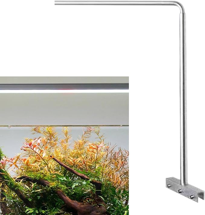Baoblaze Tank Light Rack Reptile Lamp Stand Lightweight Stylish Chandelier Accessory Turtle Tank Light Stand