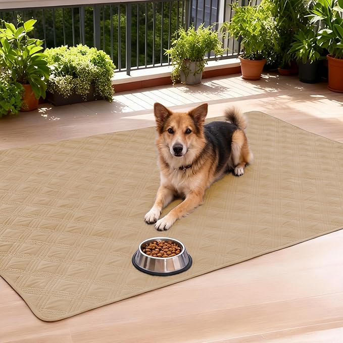 hyha Waterproof Dog Blanket, Reversible Pet Bed Blanket, Soft Sofa Couch Cover for Dogs Washable, Waterproof Pet Couch Covers for Sofa Puppy Cats Furniture Protector(52"x82", Camel/Camel)