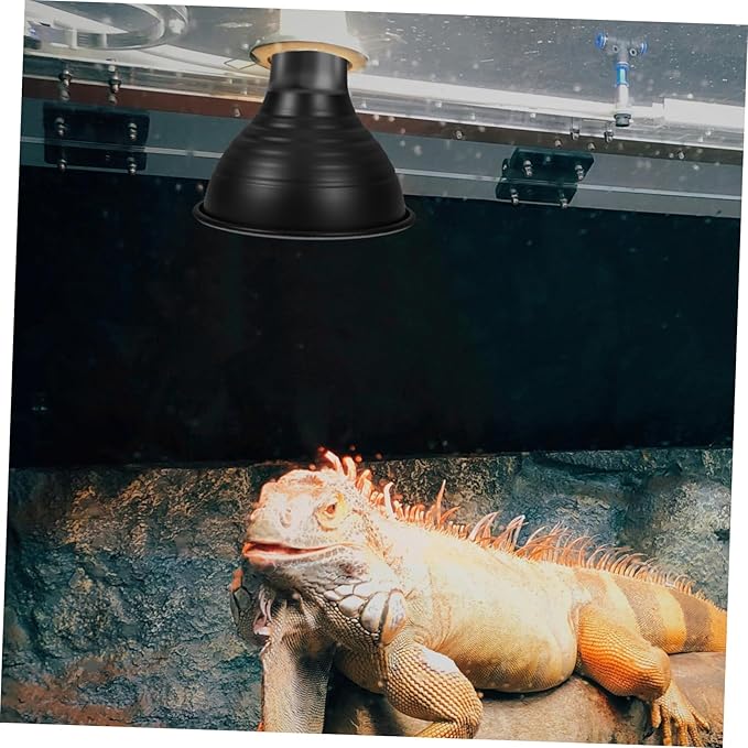 Heat Lamp Cover for Reptiles Lampshade Shell for Geckos Insulation Lampshade for Pet Lizards Easy Install Reptile Lamp Accessory
