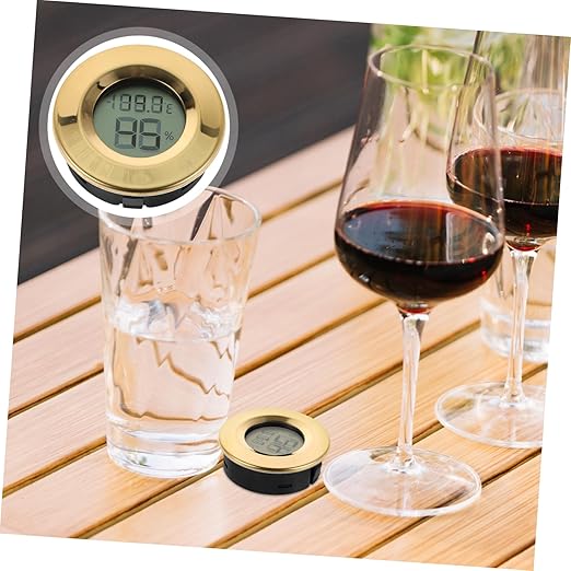 Beavorty Mini Digital Thermometer Hygrometer for Indoor Reptile Use LCD Room Humidity for Wine Cabinets Greenhouses and Rooms Accurate Temperature Humidity Control