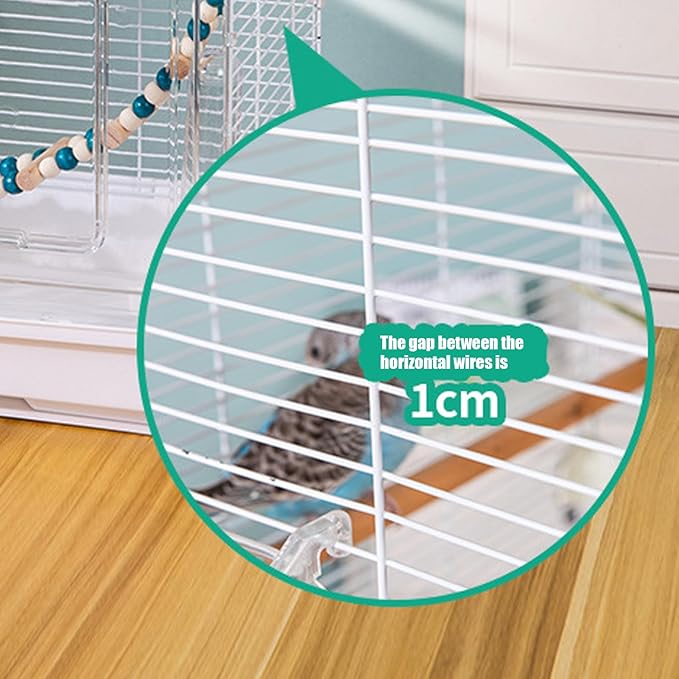 Parakeet Cage - Breathable Portable Travel Carrier | Small Canary Cage Parakeet Carrier,for Cockatiel Lovebird Conures Indoor Outdoor Home Traveling Trip