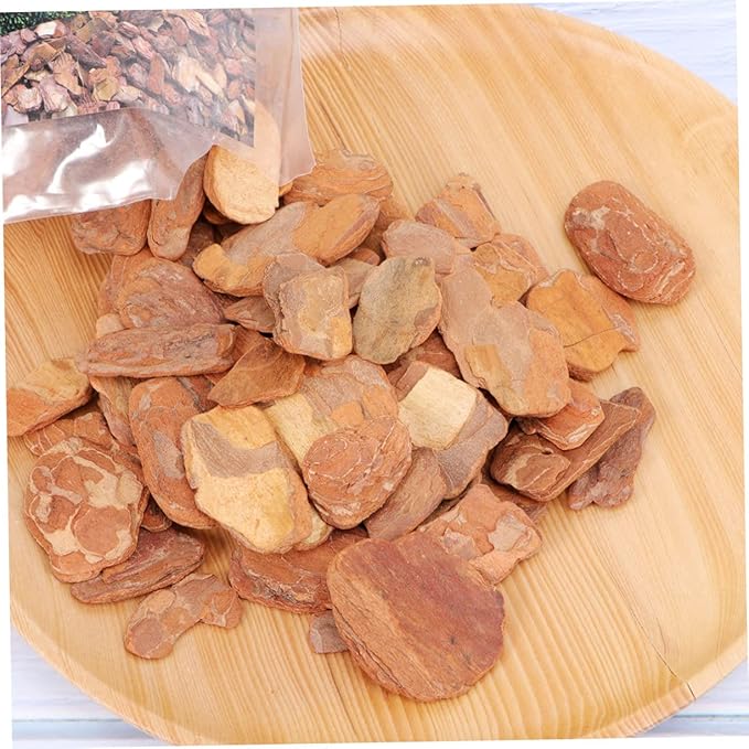Yardwe 1pack Natural Pine Bark Cushion for Reptile Terrarium Decor for Snakes Lizards and Chameleons and Substrate for Crawlers